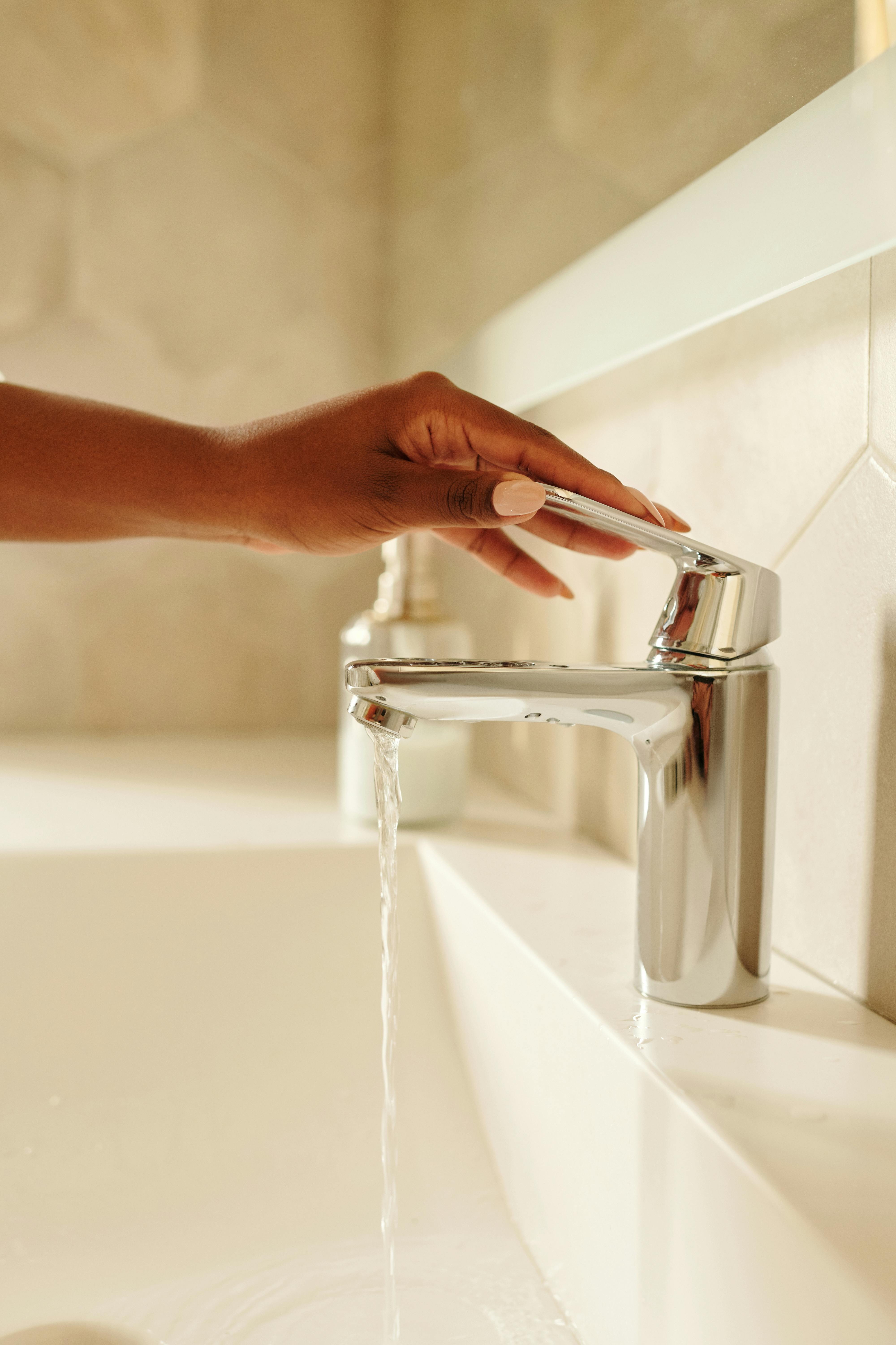Washing hands